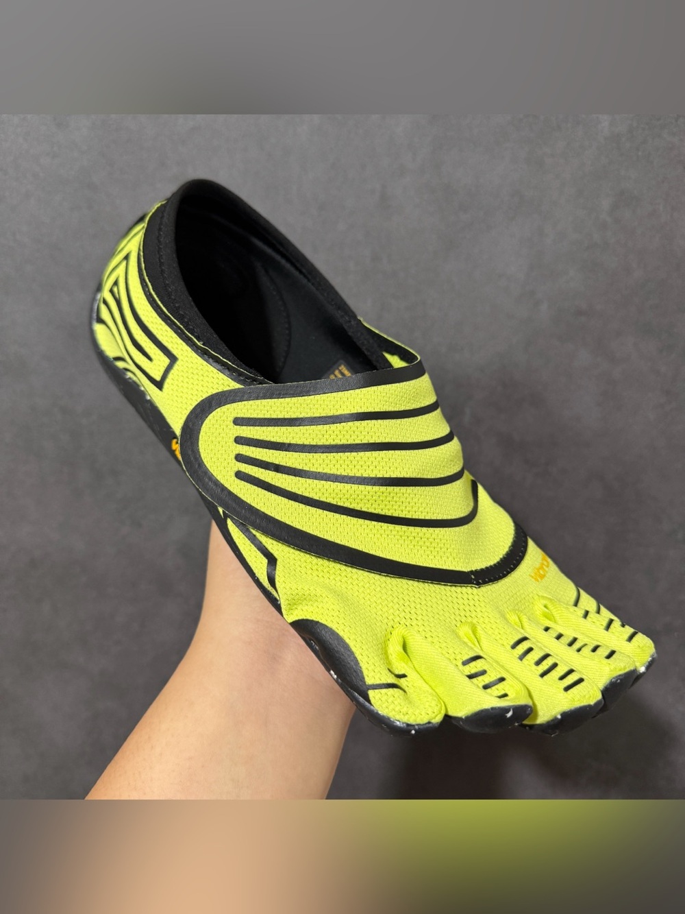 Vibram Women's Neon Lime Five-Toe Athletic Shoe